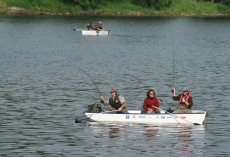 Rybaření na přehradě Lipno