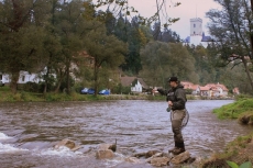 Rybaření na Vltavě Rožmberk